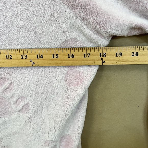 Disney Pajama Sherpa Hoodie Women XS Pink Pajama Pullover Robe Cover Mickey Ears - Picture 12 of 13